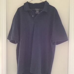 Men’s LL Bean navy short sleeve polo, Size XL Regular, excellent condition